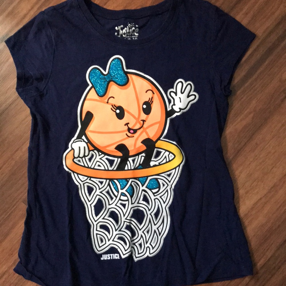 Girls Justice Hoop It UP Tee